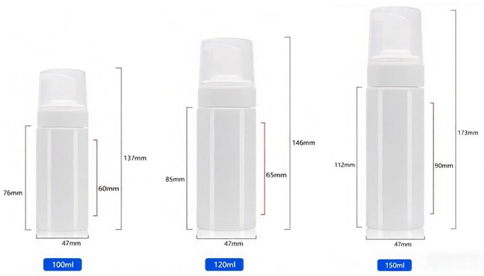 large foam pump bottle